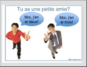 French: Worksheet Pronoun “en” –numbers – Abcteach