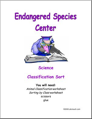 Learning Center: Endangered Animal Classification (elem)