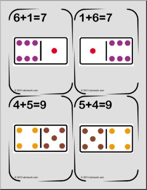 Math: Addition Fact Families – “Go Fish” Game