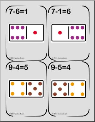 Math: Subtraction Fact Families – “Go Fish” Game