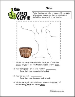 Glyph: Fall – Abcteach