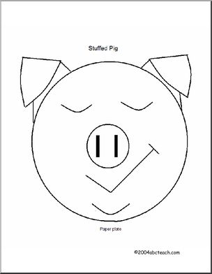 Craft: Farm – Stuffed Pig – Abcteach