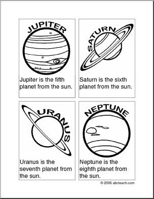 Fact Cards: Outer Planets