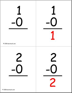 Subtraction (1-10) Flashcards