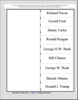 Flip Book – U.S. Presidents (1)