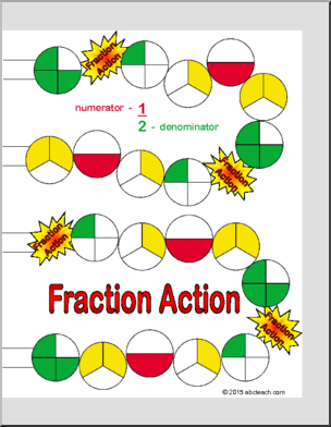 Fraction Action Folder Game