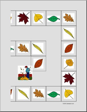 Folder Game: Fall Leaves