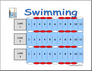 Board Game: Swimming in a 25-Meter Race