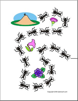 Game Board: Ants (color)