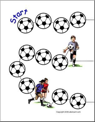 Game Board: Soccer (color)