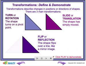Interactive: Flipchart: Geometry: Transformations
