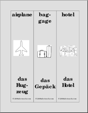 German: Bookmarks – Vacation