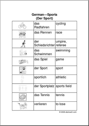 German: Chart – Sports