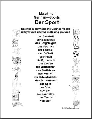 German: Matching – Sports