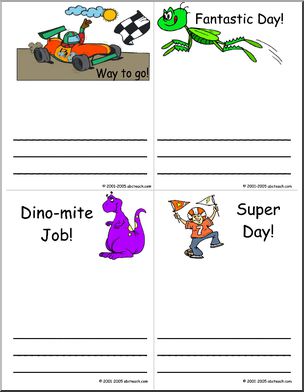 Notecard:  Way to Go! (color)