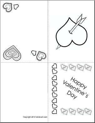 Greeting Card – Happy Valentine’s Day (foldable)