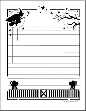 Halloween – Spooky Writing Paper