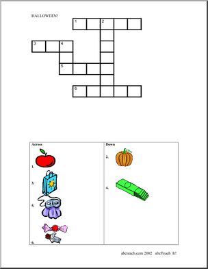Crossword: Halloween (easy)
