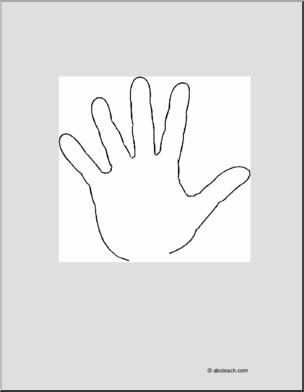 Coloring Page: Hand