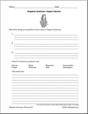 Research and Report Form: Hispanic-American