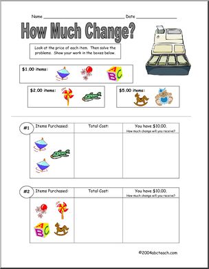 How Much Change? part III – toys