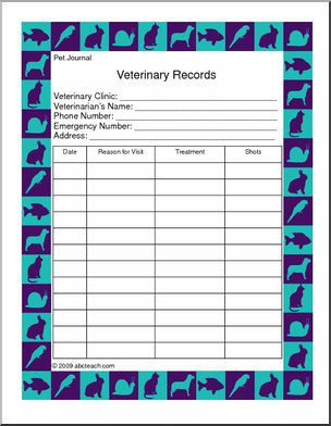 Project: Pet Journal – Vet Visit Record