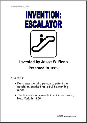 Poster: Invention – Escalator
