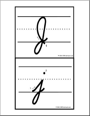Cards: Cursive DN-Style Font (Ii – Pp)