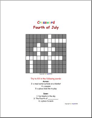 Crossword: Fourth of July