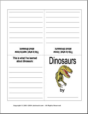 KWL: Dinosaurs (booklet, color)