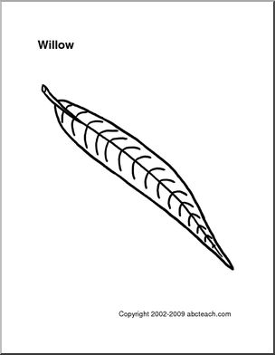 Pattern: Leaf – Willow