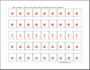 abcteach Early Reader Word Walls: Colored Letters – Abcteach