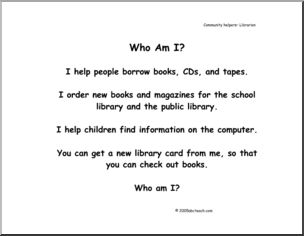 Community Helpers: The Tools of a Librarian (primary)