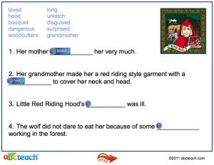 Interactive: Notebook: ESL: Little Red Riding Hood–Activity 1