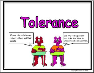 Poster: Life Skills – Tolerance – Abcteach