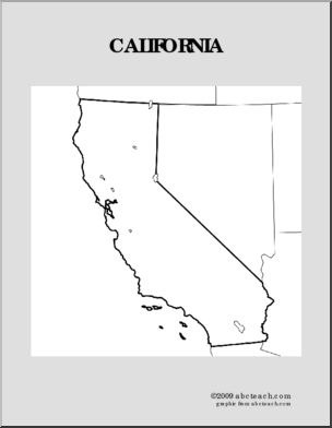 Map: U.S. – California