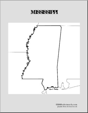 Map: U.S. – Mississippi