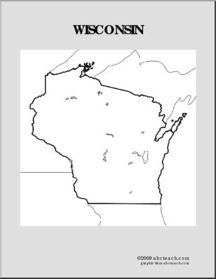 Map: U.S. – Wisconsin
