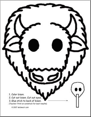 Mask: Endangered Animal – Bison
