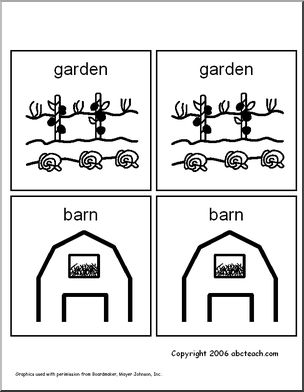 Matching: Farm (pre k – primary) b/w