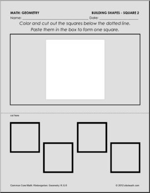 Geometry: Building Shapes – Square 2