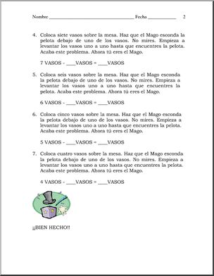 Spanish: MatemÂ·ticas – Unidad de magia (elementary)