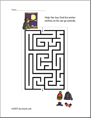 Maze: Winter (easy)