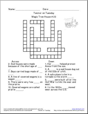 Crossword: Twister on Tuesday (medium)