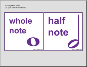 Music: Poster Blocks; Notes (2) (color)