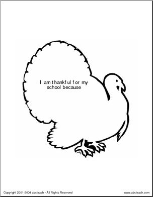 Shapebook: Thanksgiving – Thankful Thoughts (primary)