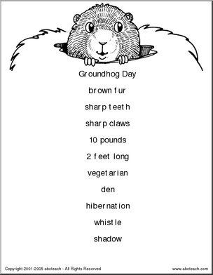 Writing Paper: Groundhog Day