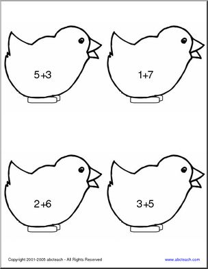 Shapebook: Chick (Arithmetic)