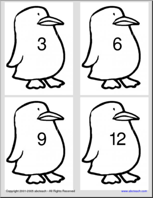 Counting by 3’s (Primary) Shapebook
