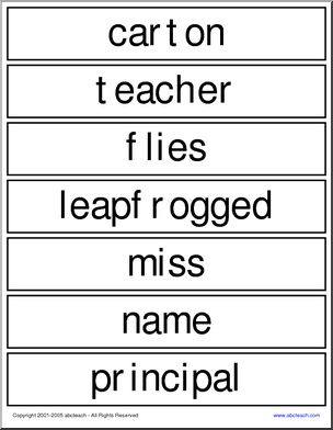 Book – Froggy Goes To School (primary) Word Wall